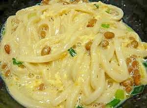 納豆たまごうどん レシピ 作り方 By まるっとまる 楽天レシピ