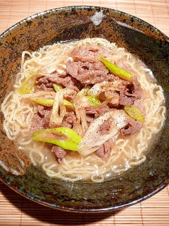 スタミナ満点！ねぎカルビ☆ラーメン