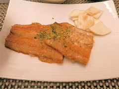 さんまの蒲焼とかぶのたらこ和え