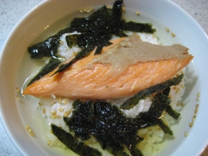 白だしで 簡単で旨い鮭茶漬け レシピ 作り方 By Nyanpyow 楽天レシピ