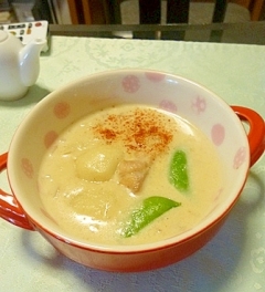 口当たりも優しいお芋の豆乳シチュー