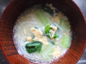 小松菜と卵のにゅうめん レシピ 作り方 By Hirohyt102 楽天レシピ