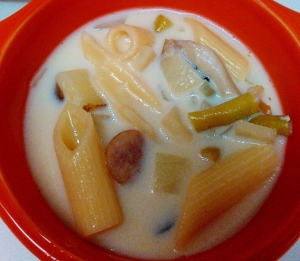 カップスープのもとで マカロニ入り食べるスープ レシピ 作り方 By Nitatan6670 楽天レシピ