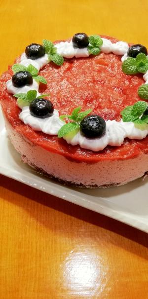 いちごムースケーキ レシピ 作り方 By Shimao0 楽天レシピ