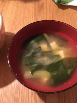 豆腐と小松菜のお味噌汁 レシピ 作り方 By Kimitan06 楽天レシピ