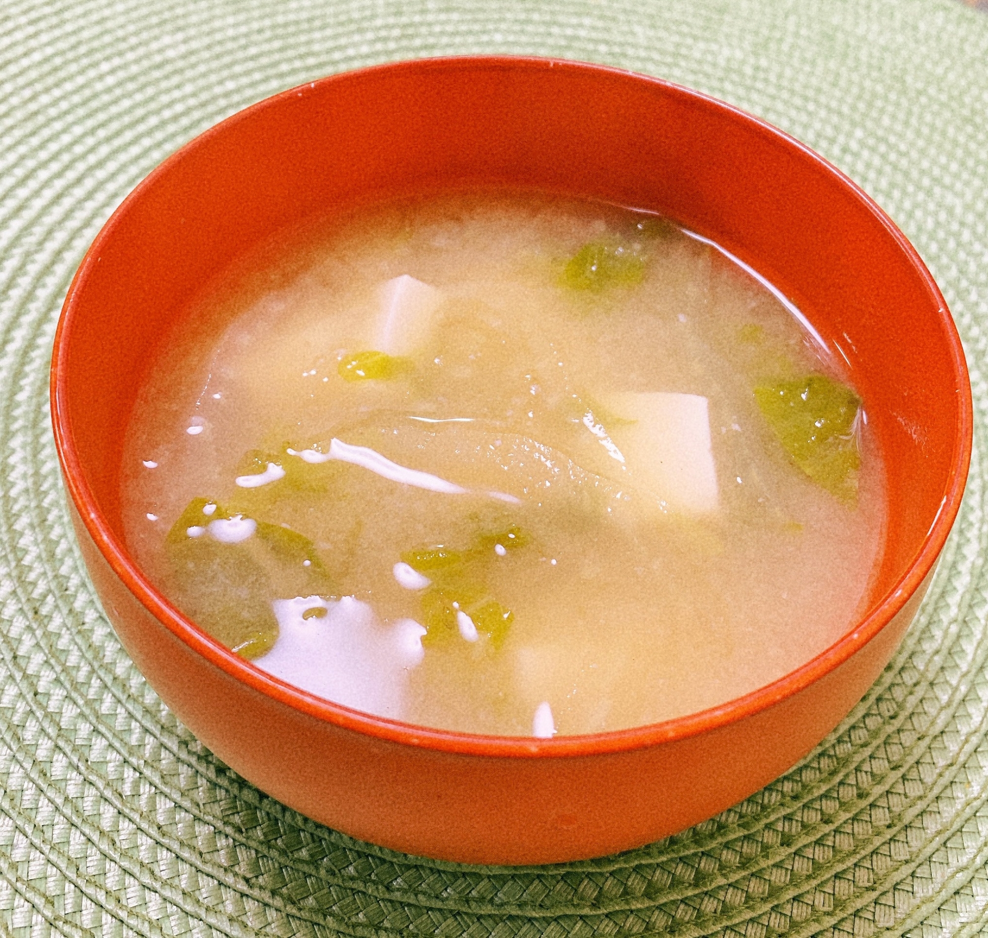 白菜と豆腐のお味噌汁✧˖°いりこだし