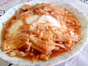 めんつゆだけ えのきの卵とじ レシピ 作り方 By Neko6084 楽天レシピ
