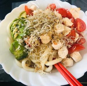 つわり中のうどんランチ 時短 簡単 レシピ 作り方 By ミーヤ3 楽天レシピ