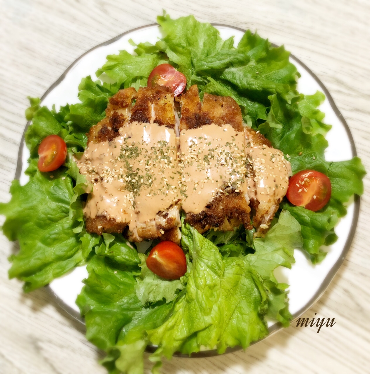 お弁当にも！チキンカツのオーロラソース