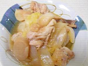 新キャベツと鶏もも肉のさっぱり煮