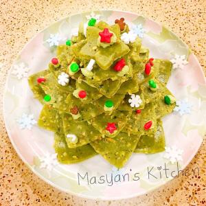 抹茶パウダー使用 クリスマスにパンケーキツリー レシピ 作り方 By Masya0928 楽天レシピ