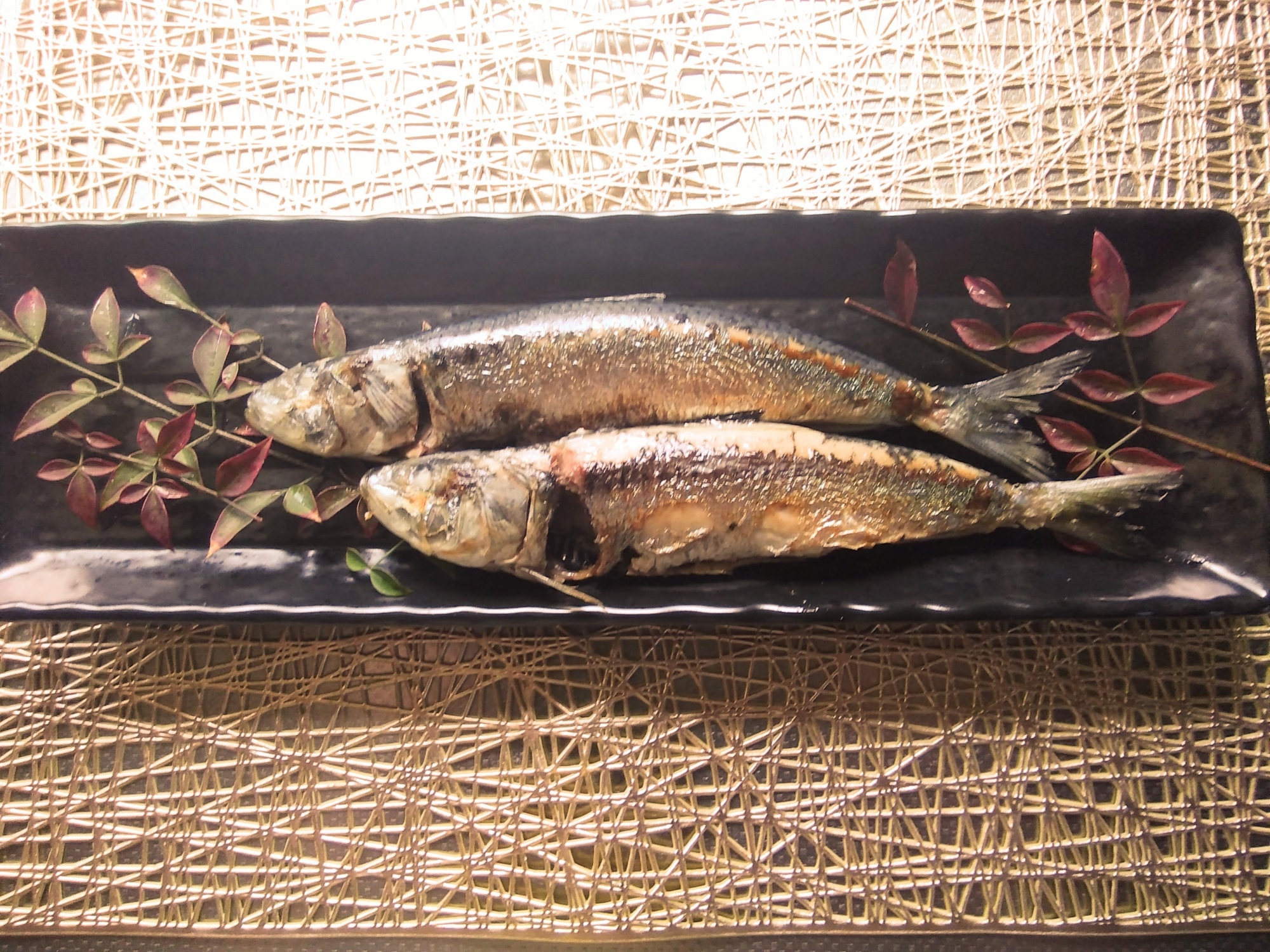 鰯☆いわしの梅肉大葉包み焼き