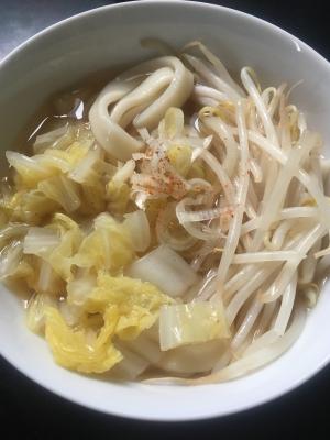 白菜 もやしの味噌きしめん レシピ 作り方 By Naben 楽天レシピ
