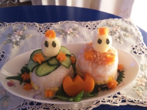 プリンカップで超簡単 ひな祭り 寿司ケーキ レシピ 作り方 By けんぼ1448 楽天レシピ