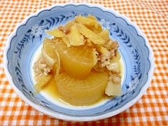 生姜たっぷり大根の煮物