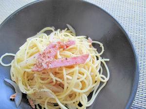 フライパン一つで簡単 新玉ねぎの和風ツナパスタ レシピ 作り方 By へんてこぽこりんママ 楽天レシピ