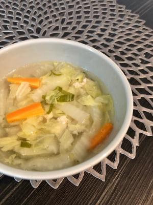 茅乃舎だしで 鶏ひき肉と白菜のあごだしスープ レシピ 作り方 By Ma Ma Yu Mi 楽天レシピ