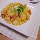 卵とベーコンの炒飯