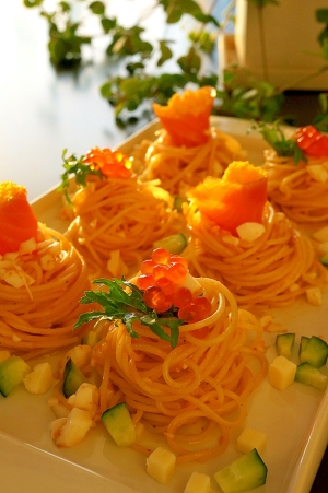 おもてなしの前菜に ごちそうサラダスパゲティ レシピ 作り方 By ぷう Pou 楽天レシピ