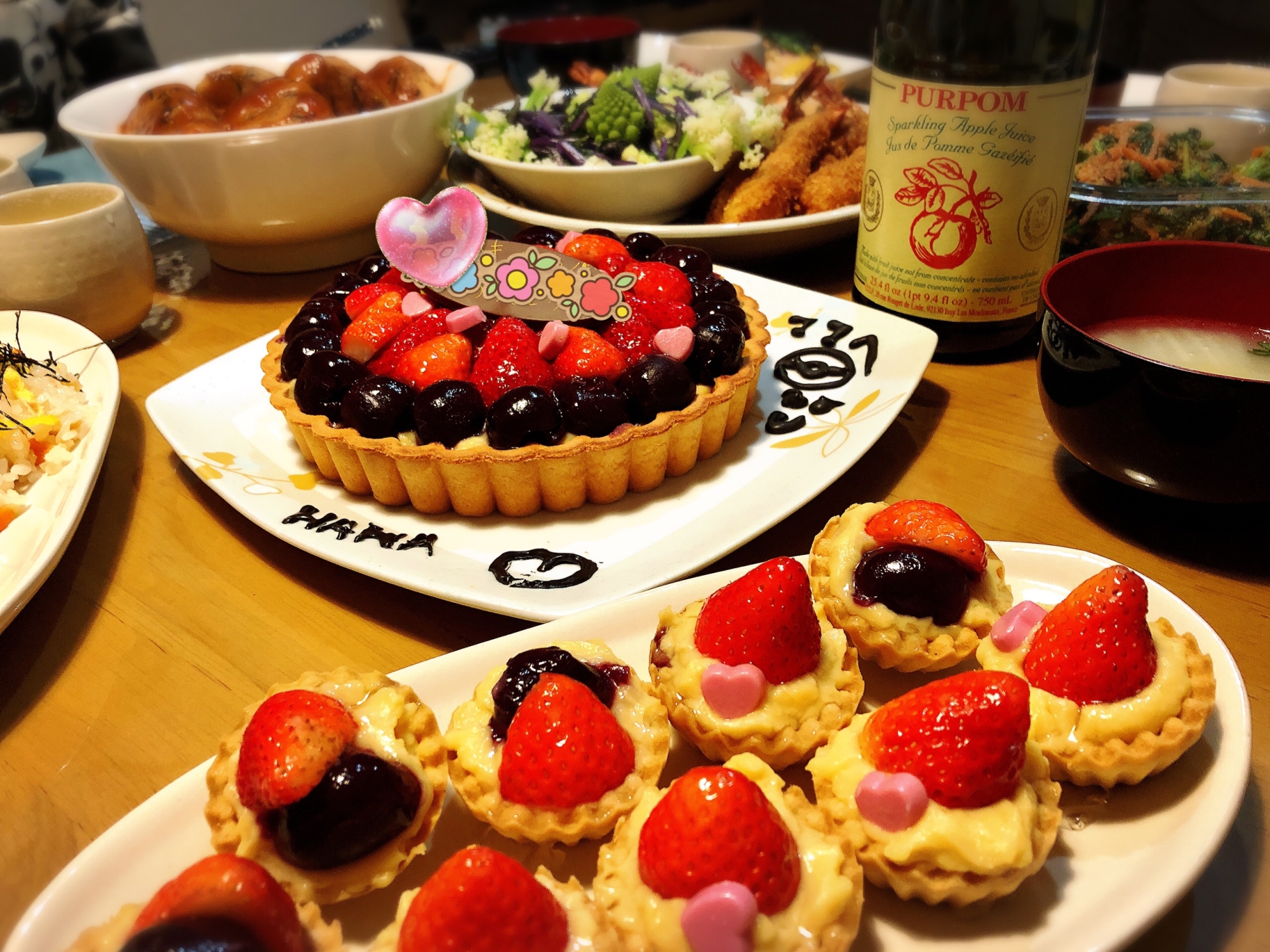 いちごがない時期のデコレーションケーキ