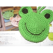 エコたわし アクリルたわし カエル君No.2 エコたわし アクリルたわし カエル君No.2