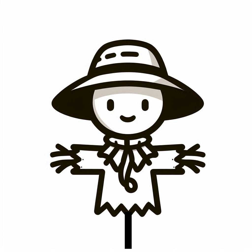 鏡水野 案山子