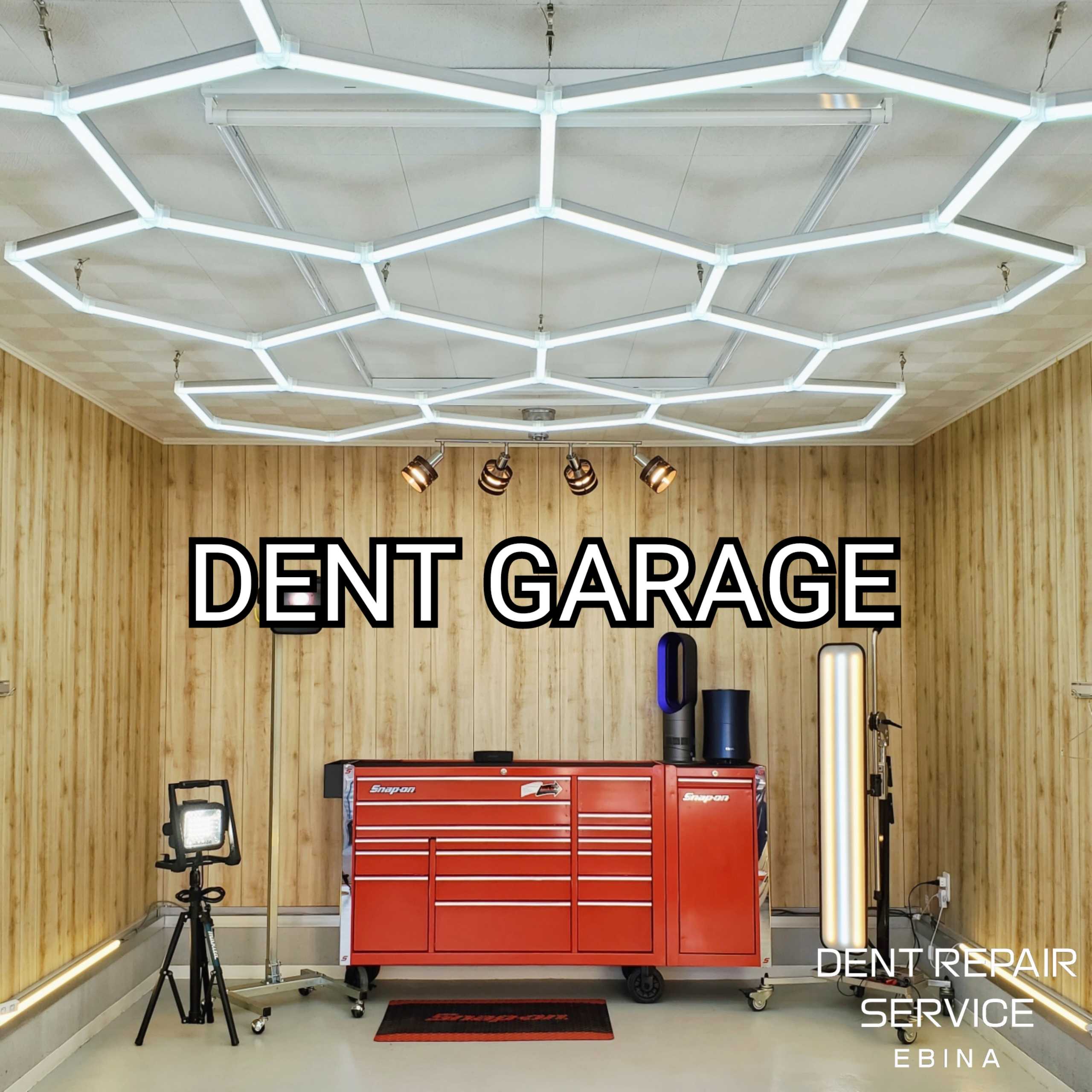 ガレージにハニカムライト取り付け | DENT-GARAGE - 楽天ブログ