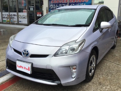 トヨタ プリウス(2013年式、11万～11万5千km)の車検作業実績・ラピット