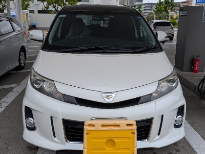 トヨタ エスティマ ホワイト ⭕️車検ロング トヨタ エスティマ(2013年式、8万～8万5千km)の車検実績：千里