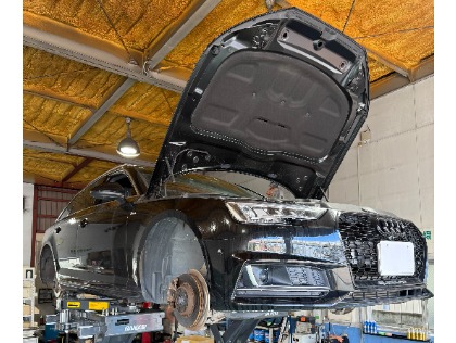 アウディ A4(2018年式、4万5千～5万km)の車検作業実績・｢車検の速太郎