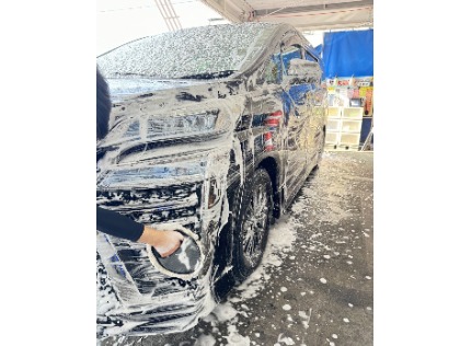 ヴェルファイア(トヨタ)の純水手洗い洗車