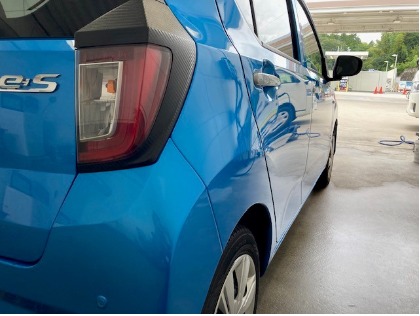 ミラ イース(ダイハツ)の部分施工