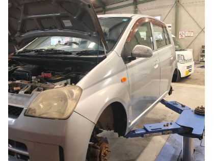 ダイハツ ミラ(2003年式、6万5千～7万km)の車検実績：らくらく安心車検