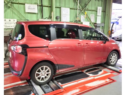 最新版】2016年式シエンタ(トヨタ)の車検費用の相場・実績-楽天Car車検