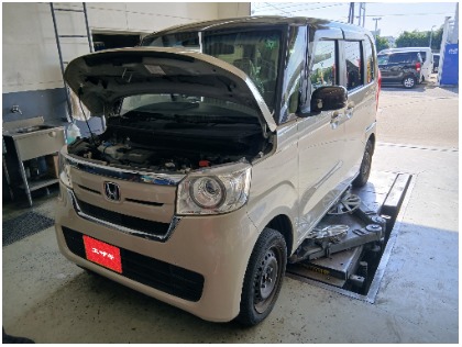 【6.5万km】ホンダ NBOX 車検整備必要のため格安出品⭐︎ ホンダ N BOX(2019年式、5万5千～6万km)の車検作業実績・セルフ高岡店