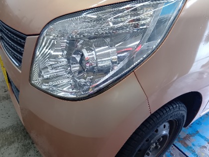 スズキ パレット(2012年式、8万5千～9万km)の車検作業実績・idemitsu