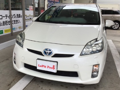 トヨタ プリウス(2011年式、11万～11万5千km)の車検作業実績・ラピット