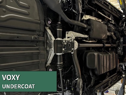 ヴォクシー(トヨタ)の下回り防錆コート・マフラーガード・足回りガード