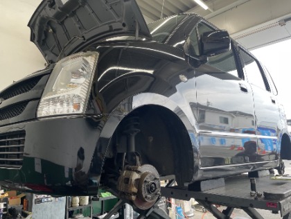 スズキ ワゴンR(2016年式、8万～8万5千km)の車検作業実績・車検屋 福生
