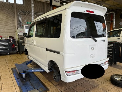 ダイハツ　アトレー　車検有り ダイハツ アトレー 車検費用お見積もり