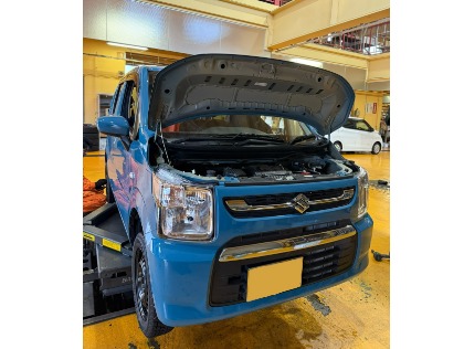 スズキ ワゴンR(2019年式、3万～3万5千km)の車検作業実績・(株）古城