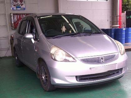 ホンダ フィット(2007年式、14万km以上)の車検作業実績・エネフリ車検