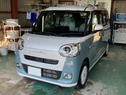 ムーヴ キャンバス(ダイハツ)のダイヤモンドキーパーBメンテナンス