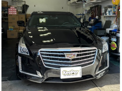 CTS(キャデラック)の手洗い洗車撥水洗車