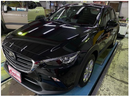 CX-3(マツダ)の純水手洗い洗車