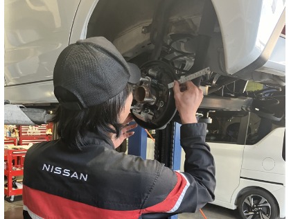 日産 デイズ(2021年式、6万5千～7万km)の車検作業実績・奈良日産自動車