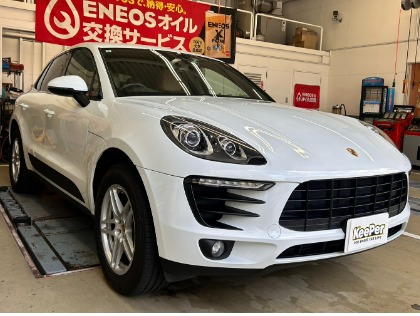 マカン(ポルシェ)のフレッシュキーパー(細密研磨付き)