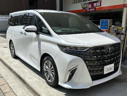 アルファード(トヨタ)の”純水"手洗い洗車