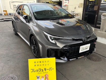GRカローラ(トヨタ)の【11月施工限定特典付】フレッシュキーパー→20%OFF!!さらに樹脂フェンダーキーパー無料！！(※代車無料貸し出し）