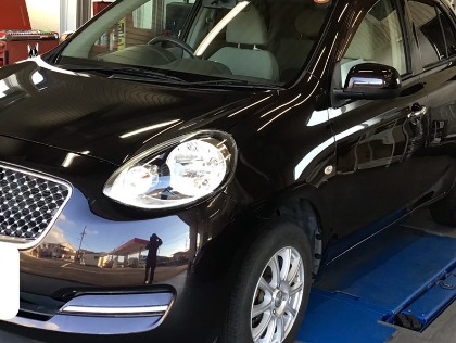 日産 マーチ(2014年式、8万～8万5千km)の車検実績：LaPit Pro豊田店  